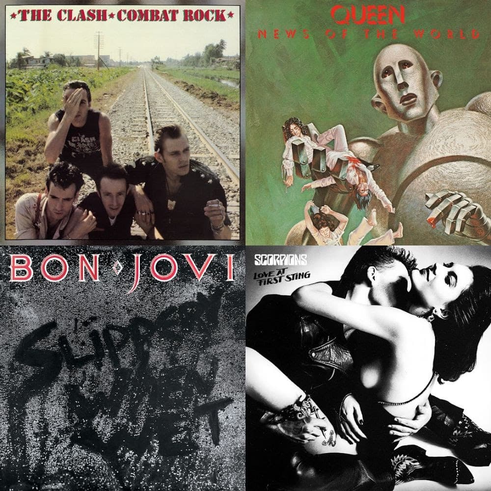 Rock music album artwork